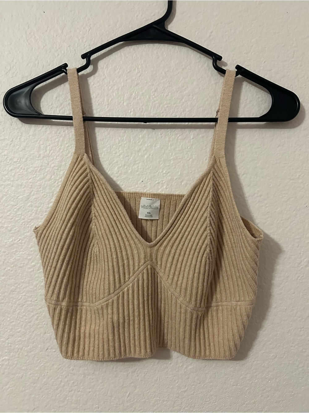 Wild Fable Ribbed Knit Crop Top